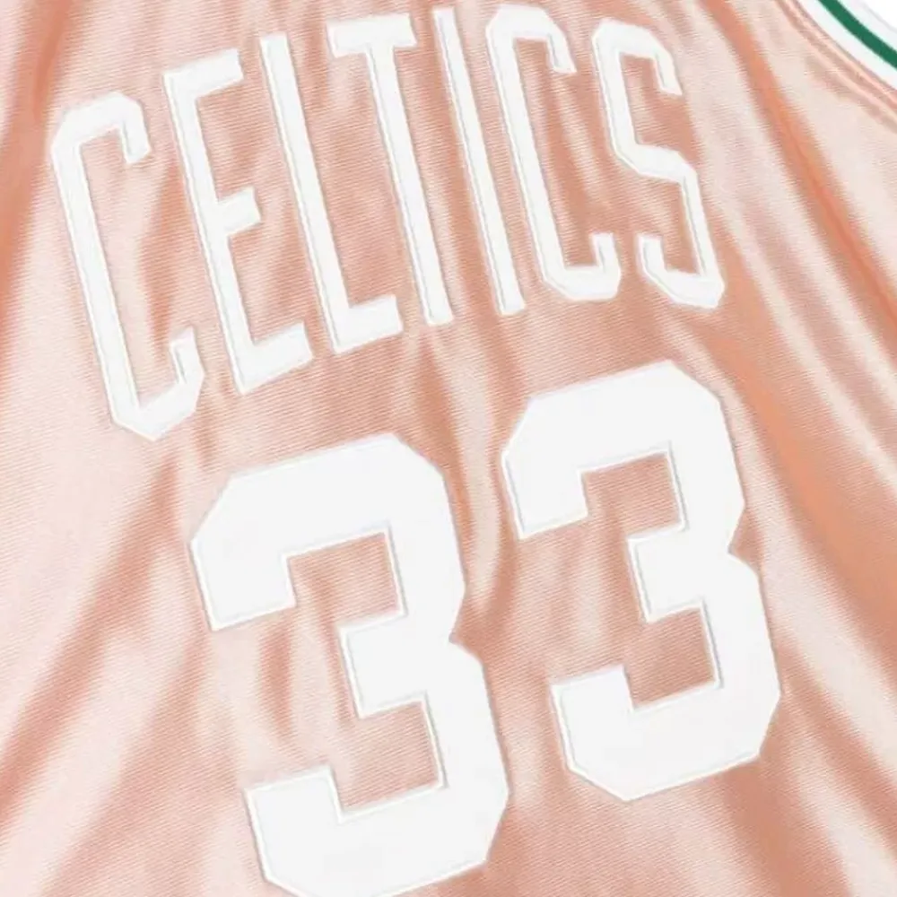Jerseys Mitchell & Ness -Womens 75Th Anniversary Rose Gold Swingman Larry Bird Boston Celtics 1985-86 Jersey