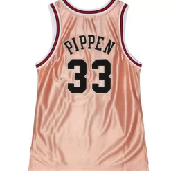 Jerseys Mitchell & Ness -Womens 75Th Anniversary Rose Gold Swingman Scottie Pippen Chicago Bulls 1997-98 Jersey
