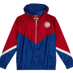 Apparel Mitchell & Ness Jackets & Outerwear-Womens Windbreaker 3.0 Chicago Cubs