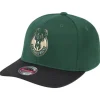 Headwear Mitchell & Ness -Wool 2 Tone Classic Red Snapback Milwaukee Bucks