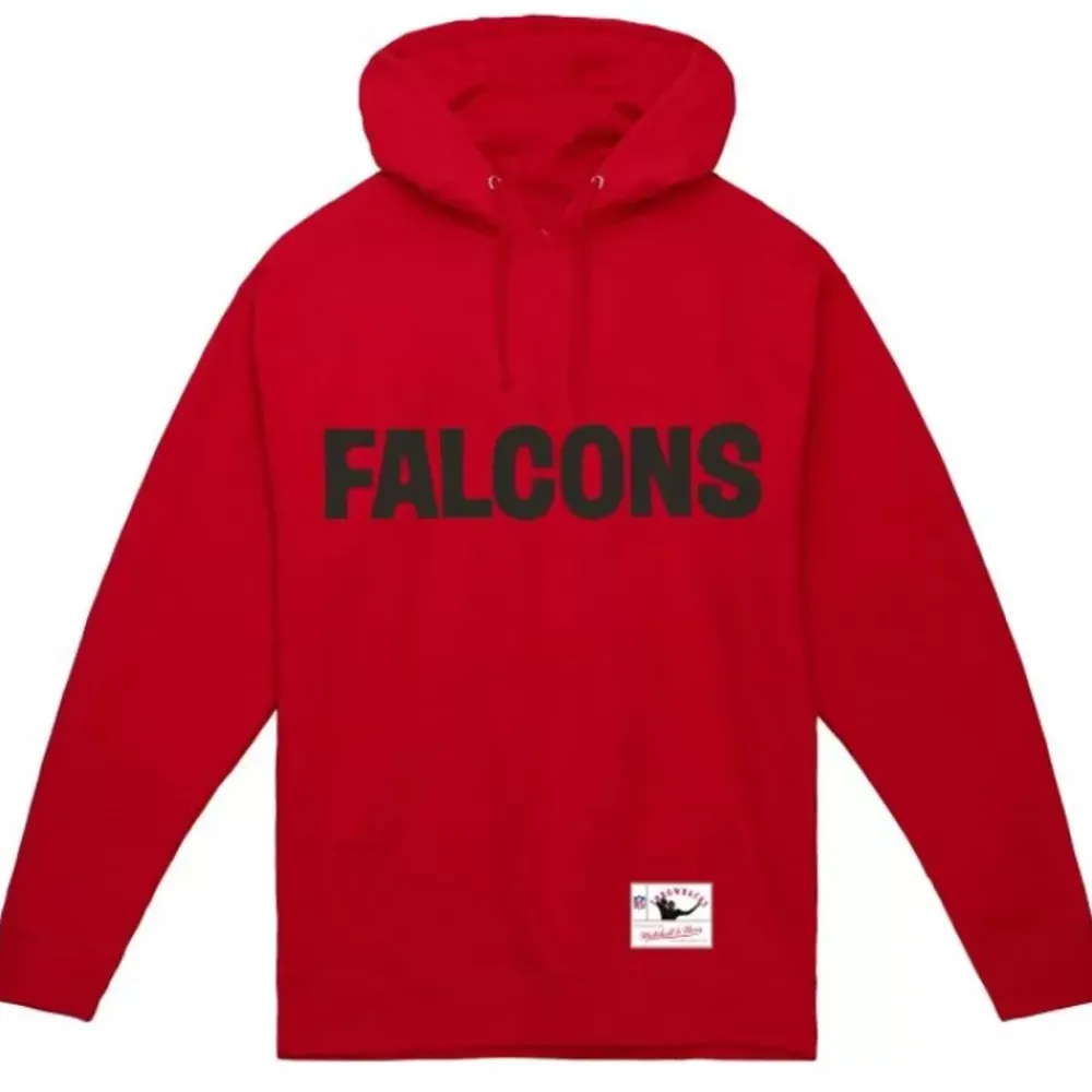 Apparel Mitchell & Ness Hoodies & Sweatshirts-Wordmark 1 Hoodie Atlanta Falcons