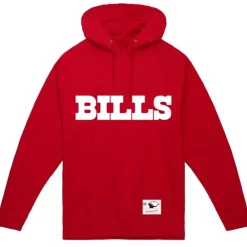 Apparel Mitchell & Ness Hoodies & Sweatshirts-Wordmark 1 Hoodie Buffalo Bills