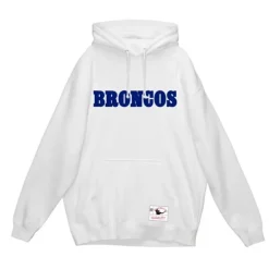 Apparel Mitchell & Ness Hoodies & Sweatshirts-Wordmark 1 Hoodie Denver Broncos