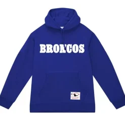Apparel Mitchell & Ness Hoodies & Sweatshirts-Wordmark 1 Hoodie Denver Broncos