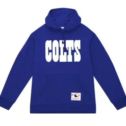 Apparel Mitchell & Ness Hoodies & Sweatshirts-Wordmark 1 Hoodie Indianapolis Colts