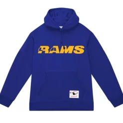 Apparel Mitchell & Ness Hoodies & Sweatshirts-Wordmark 2 Hoodie Los Angeles Rams