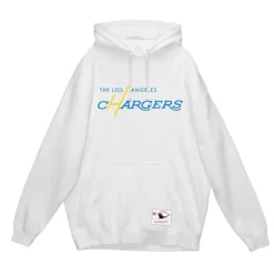 Apparel Mitchell & Ness Hoodies & Sweatshirts-Wordmark 2 Hoodie Los Angeles Chargers