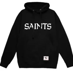 Apparel Mitchell & Ness Hoodies & Sweatshirts-Wordmark 2 Hoodie New Orleans Saints