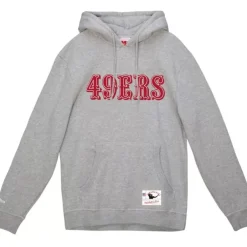 Apparel Mitchell & Ness Hoodies & Sweatshirts-Wordmark 1 Hoodie San Francisco 49Ers