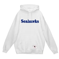 Apparel Mitchell & Ness Hoodies & Sweatshirts-Wordmark 1 Hoodie Seattle Seahawks