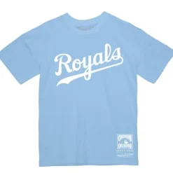 Apparel Mitchell & Ness T-Shirts & Tops-Wordmark 2 Tee Kansas City Royals