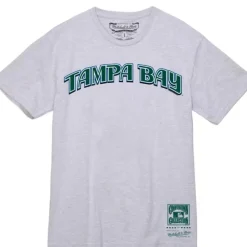 Apparel Mitchell & Ness T-Shirts & Tops-Wordmark 2 Tee Tampa Bay Rays