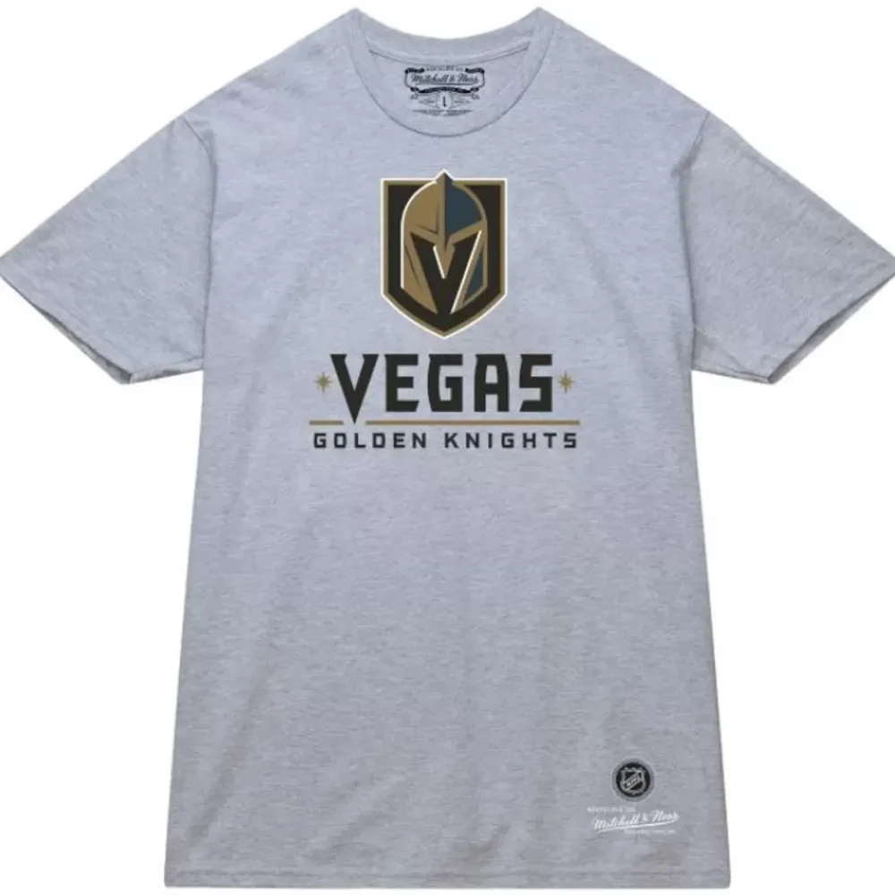 Apparel Mitchell & Ness T-Shirts & Tops-Wordmark 2 Tee Vegas Golden Knights