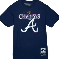 Apparel Mitchell & Ness T-Shirts & Tops-World Series 1995 Tee Atlanta Braves