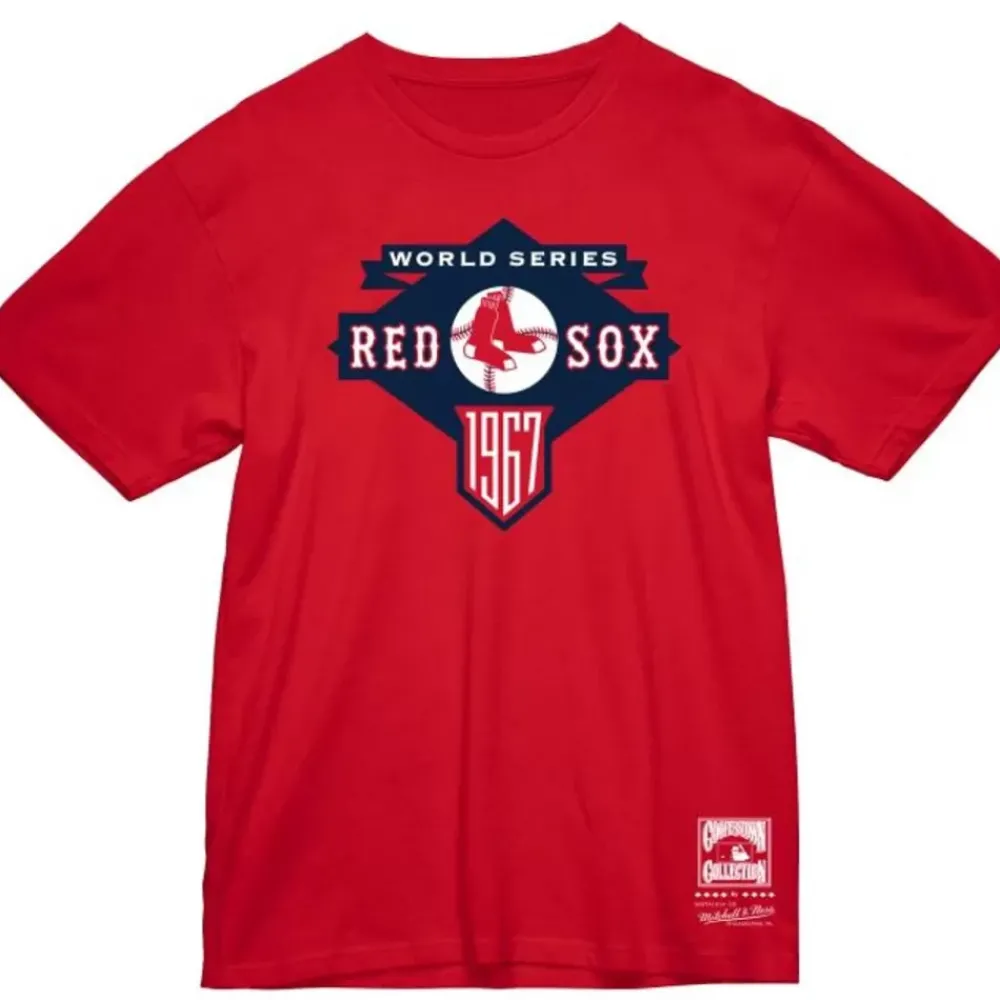 Apparel Mitchell & Ness T-Shirts & Tops-World Series 1967 Tee Boston Red Sox