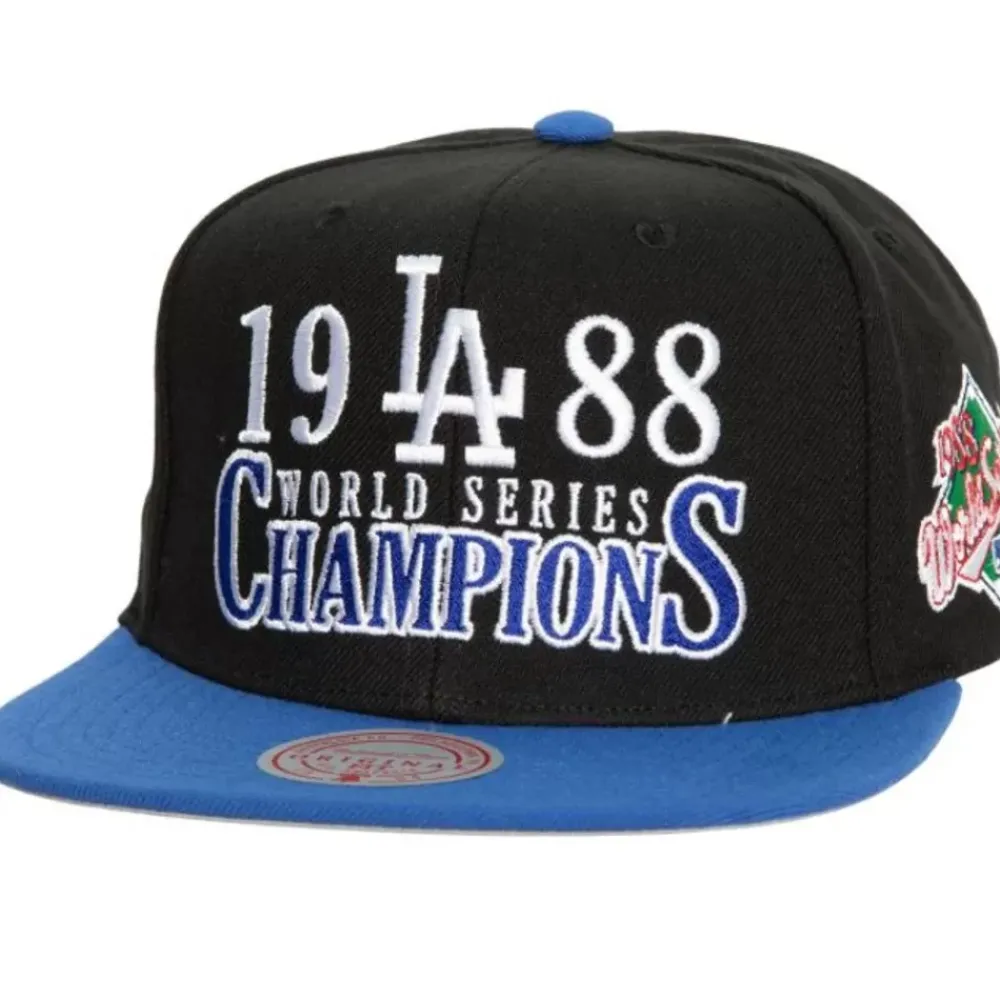 Headwear Mitchell & Ness -World Series Champions Snapback Coop Los Angeles Dodgers