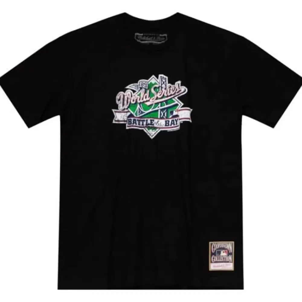 Apparel Mitchell & Ness T-Shirts & Tops-World Series Tee World Series 1989