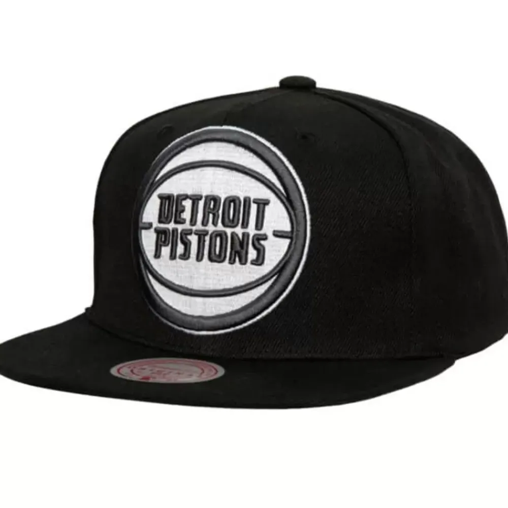 Headwear Mitchell & Ness -Xl Bwg Snapback Detroit Pistons