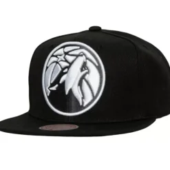 Headwear Mitchell & Ness -Xl Bwg Snapback Minnesota Timberwolves