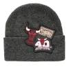 Headwear Mitchell & Ness -Xl Logo Patch Knit Hwc Chicago Bulls