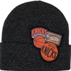 Headwear Mitchell & Ness -Xl Logo Patch Knit Hwc New York Knicks