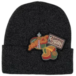 Headwear Mitchell & Ness -Xl Logo Patch Knit Hwc Seattle Supersonics